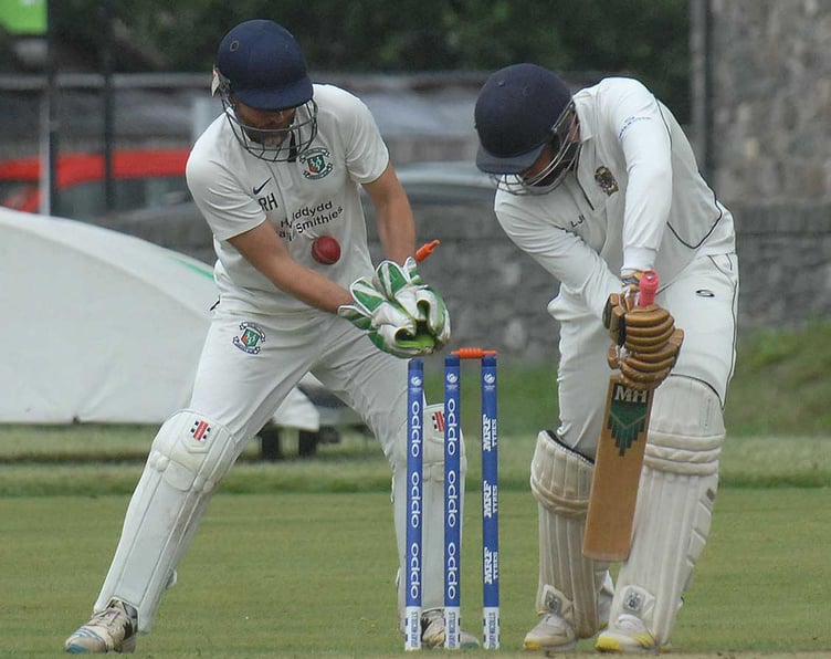 Dolgellau take a wicket against Gwersyllt Park; 020723