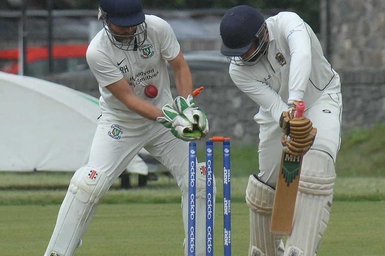 Dolgellau take a wicket against Gwersyllt Park; 020723