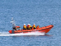 Windsurfer praised by RNLI