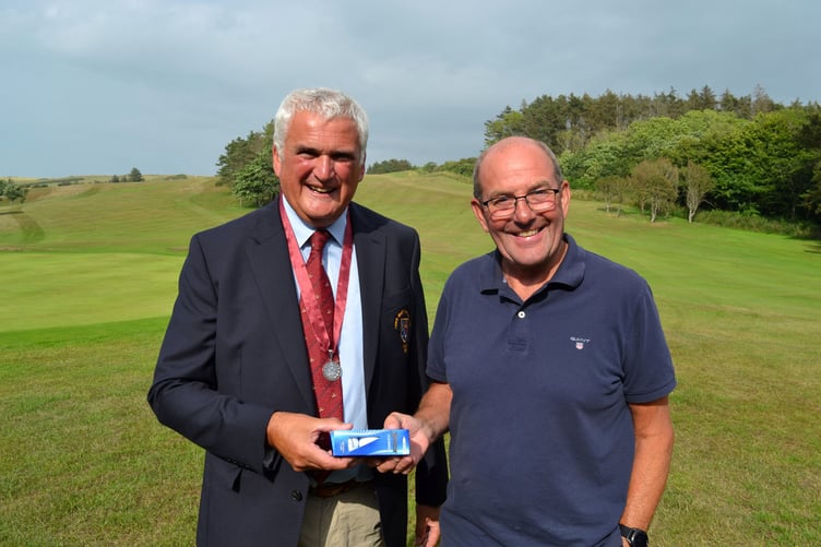 Rob McBurnie hole in one at Aberystwyth Golf lub Captain's Day 2023