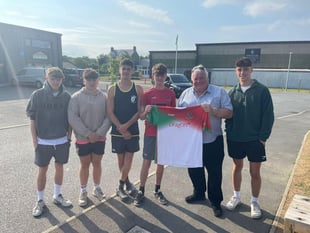 Pwllheli Youths thank sponsors after tour to Poland and Czech Republic