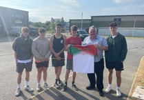 Pwllheli Youths thank sponsors after tour to Poland and Czech Republic