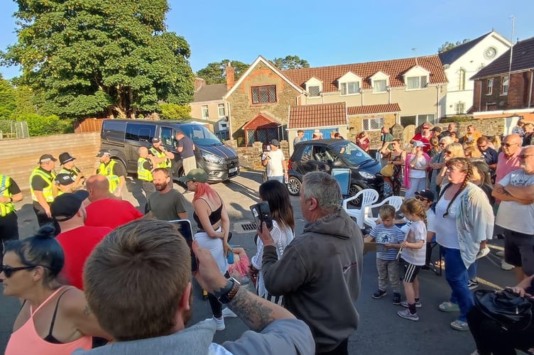 Stradey Park Hotel protests