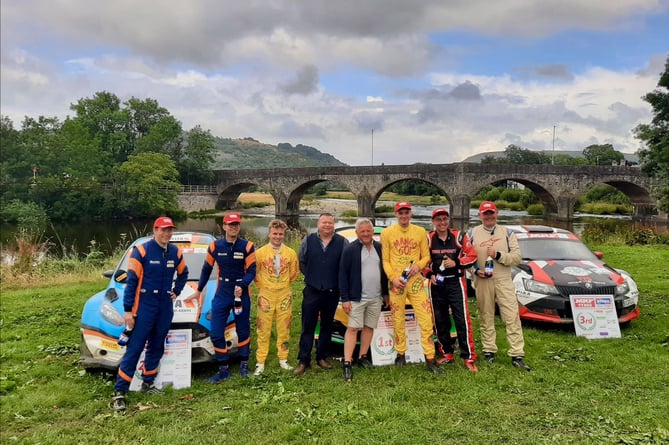 The 2023 Nicky Grist Stages podium