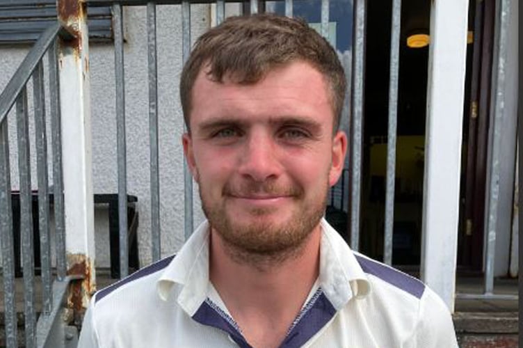 Man of the match, Aberaeron’s Steff Rees 090723