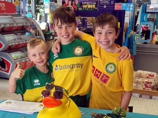 Llanidloes Junior Football Club's ducktastic fun day raises £4,000