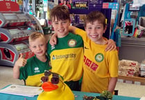 Llanidloes Junior Football Club's ducktastic fun day raises £4,000