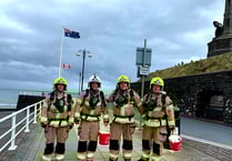Aberystwyth firefighters raise money for charity at annual barbecue