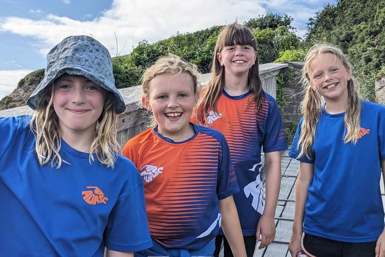 The walkers endured the heat as they made their way up and down Aberystwyth's twin peaks Aberystwyth and District Swimming Club sponsored walk 2023