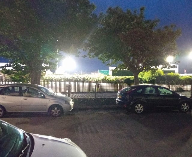 Floodlights from Aber Town’s stadium ‘unbearable’ for residents   