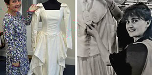 Laura Ashley seamstress reunited with wedding dress after 30 years