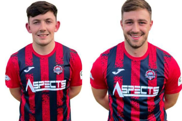 Morgan Owen and Ryan Williams sign for Porthmadog 2023