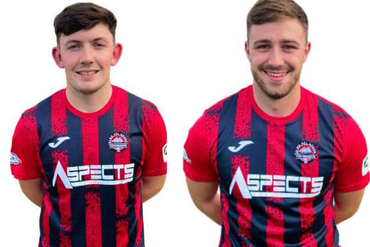 Morgan Owen and Ryan Williams sign for Porthmadog 2023
