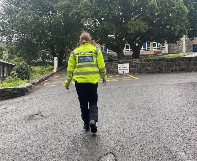 PCSOs visit school following 'incident' last week