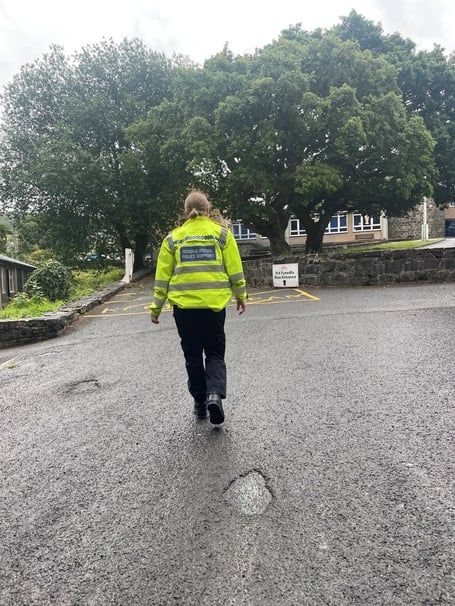 PCSO’s Shannon and Sandie visited Ysgol Bro Idris following an 'incident' at the school