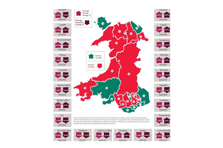 Map house price