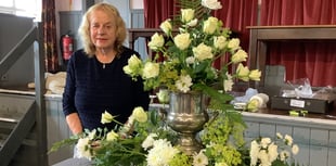 Fantastic floral pieces on show at society meeting
