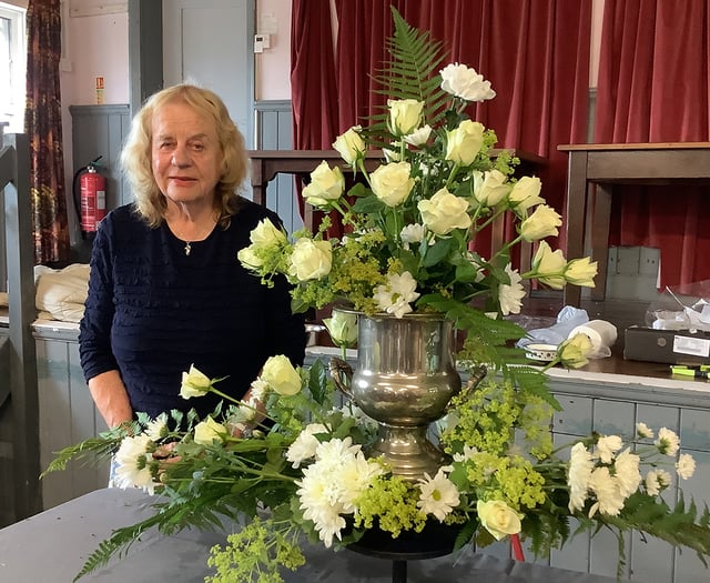 Fantastic floral pieces on show at society meeting