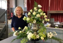 Fantastic floral pieces on show at society meeting