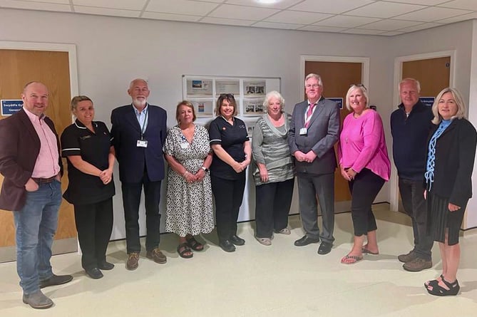 Dwyfor Meirionnydd MP Liz Saville Roberts and the area MS, Mabon ap Gwynfor, attended yesterday's reopening, alongside Gwynedd councillor for Tywyn, John Pughe, who met with members of MIU staff