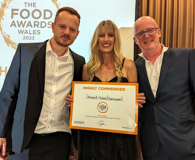 Hotel places second in search for Wales' best restaurant