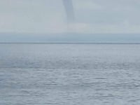 WATCH: Waterspout caught on camera in Cardigan Bay