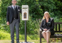 
Post box to heaven installed at Aberystwyth crematorium