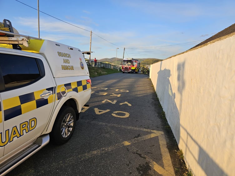 The action on the promenade last night