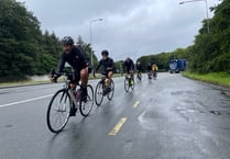 Police take part in 200-mile bike ride to raise money for COPS charity