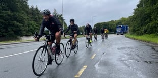 Police take part in 200-mile bike ride to raise money for COPS charity
