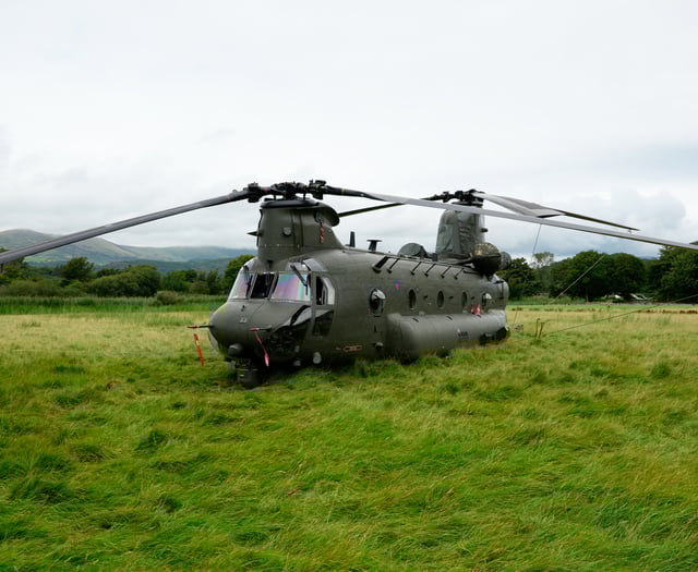 Helicopter forced to make emergency landing in Arthog field