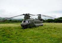 Helicopter forced to make emergency landing in Arthog field