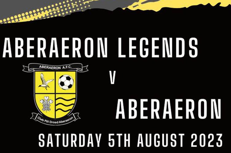 Aberaeron will take on the club legends