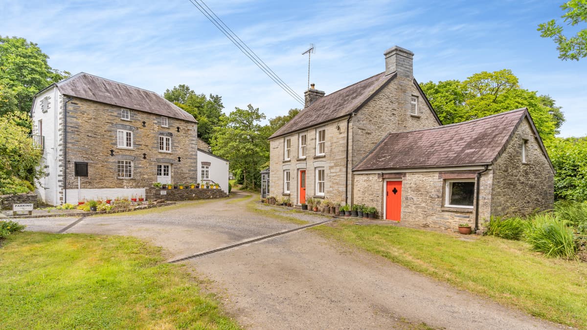 Boncath period home for sale comes with former corn mill and 15 acres