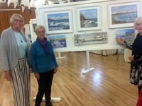 Art group members open annual exhibition with special preview event