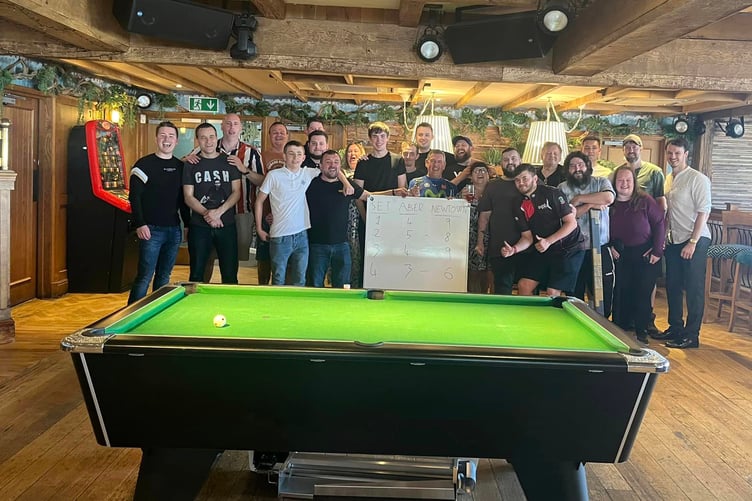 The two teams enjoyed the afternoon at Aberystwyth’s Royal Pier brasserie