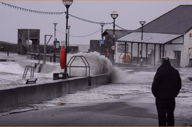 Aberaeron quay parade