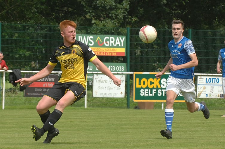Gerwyn Williams made a goalscoring return to the Marian Dolgellau 1 Llandrindo 2 Welsh Cup QR1 290723