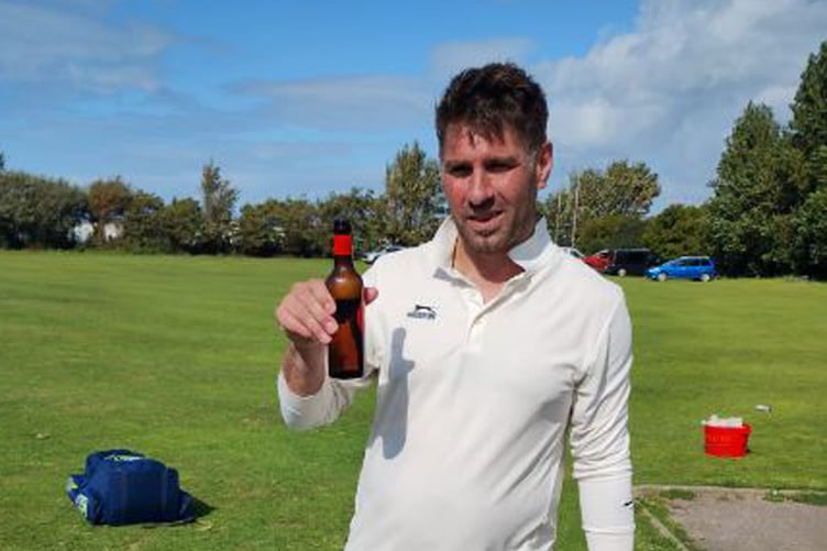 Aberaeron’s man of the match Kevin Regan