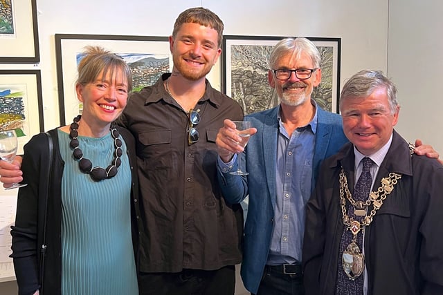 A family affair for Welsh mountains and wildlife art exhibition