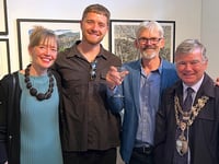A family affair for Welsh mountains and wildlife art exhibition