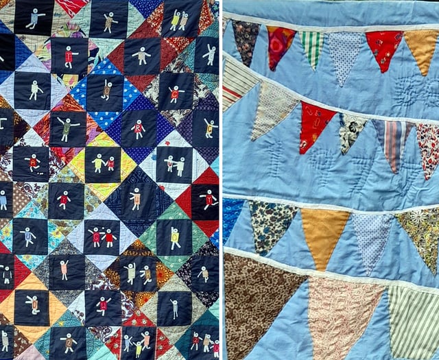 1977 Jubilee, semaphore and Borth inspire works at quilt exhibition 