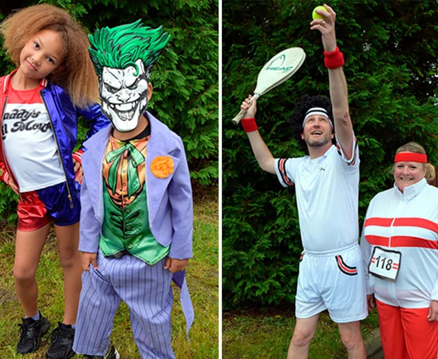 Joker and Harley Quinn among carnival's colourful characters