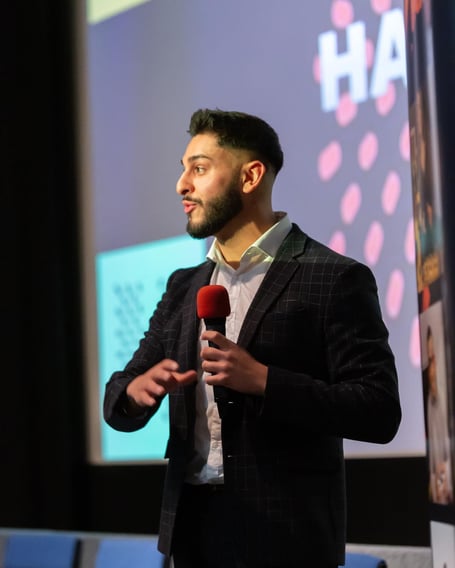 Presenter Ameer Davies-Rana