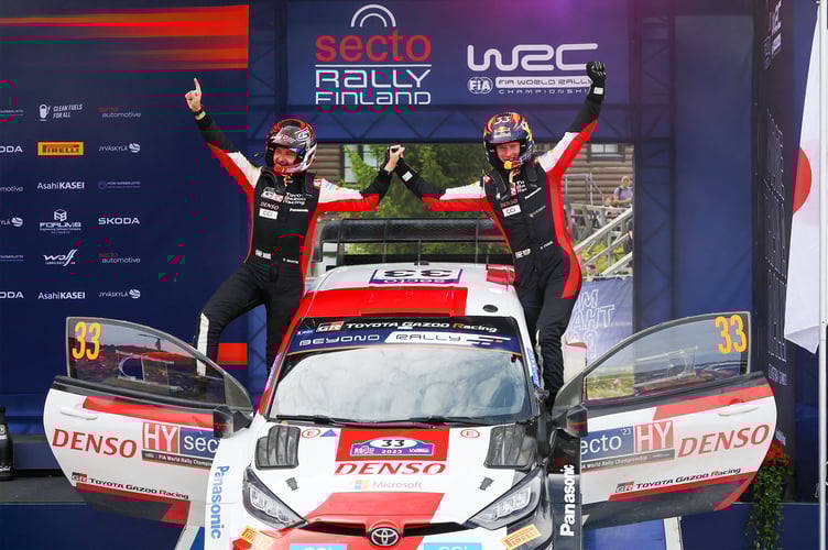 Elfyn Evans and Scott Martin Rally Finland win 2023