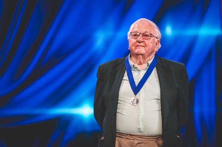 Geraint Jones, winner of the TH Parry Williams Medal.