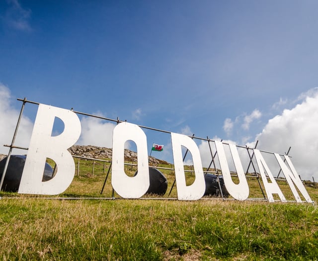 Eisteddfod fundraisers erect Hollywood-style sign