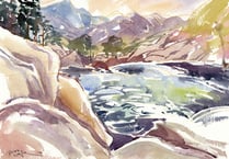 Eryri inspires watercolour artist's new exhibition