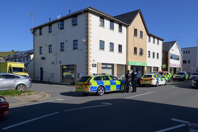 Police are dealing with an incident in Pwllheli