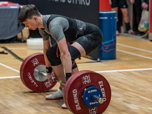 Coleg Menai student Cian Green wins British weightlifting bronze